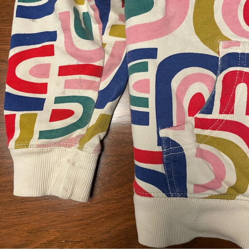 Used Hanna Andersson Colorful Geometric Kids Hoodie